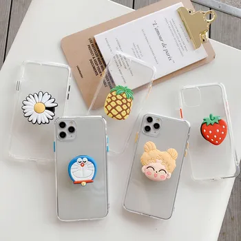 

200pcs Phone Case For iphone 11 Case 11 pro max 6 6s 7 8 Plus X XR XS Max Cover with Stand Holder Coque Back Cover