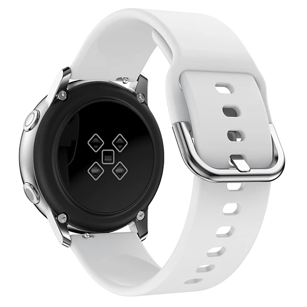 White Силиконовый ремешок для часов для samsung Galaxy Watch активный смарт-ремешок для samsung Galaxy 42 мм сменный ремешок для часов - Цвет ремешка: White