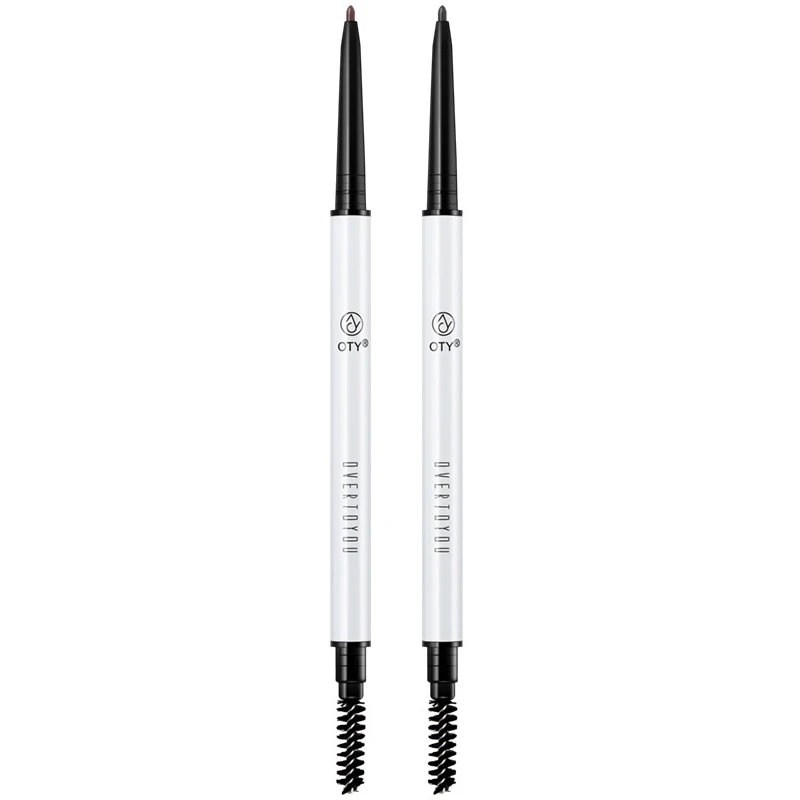 Limited Price of  The slimthest Double-End Fine Eyebrow Pencil Ultra Fine1.5mm Waterproof Smudge-proof Lasting Eyebro