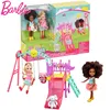 Barbie Club Chelsea Swingset Playset Chelsea Doll with Swing Set Play House Doll Set Toy Girl Brinquedos Gift FTF93 1