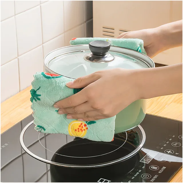 10PCS Multi-Purpose Cleaning Cloth Double-Sided Eco Kitchen Cleaning Accessories » Planet Green Eco-Friendly Shop 6