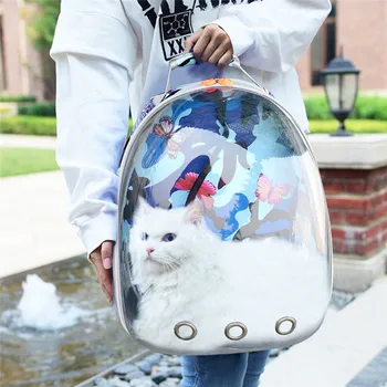 

Cat Carrier Bag Breathable Transparent Puppy Cat Backpack Astronaut Cats Box Cage Small Dog Pet Travel Carrier Handbag Space
