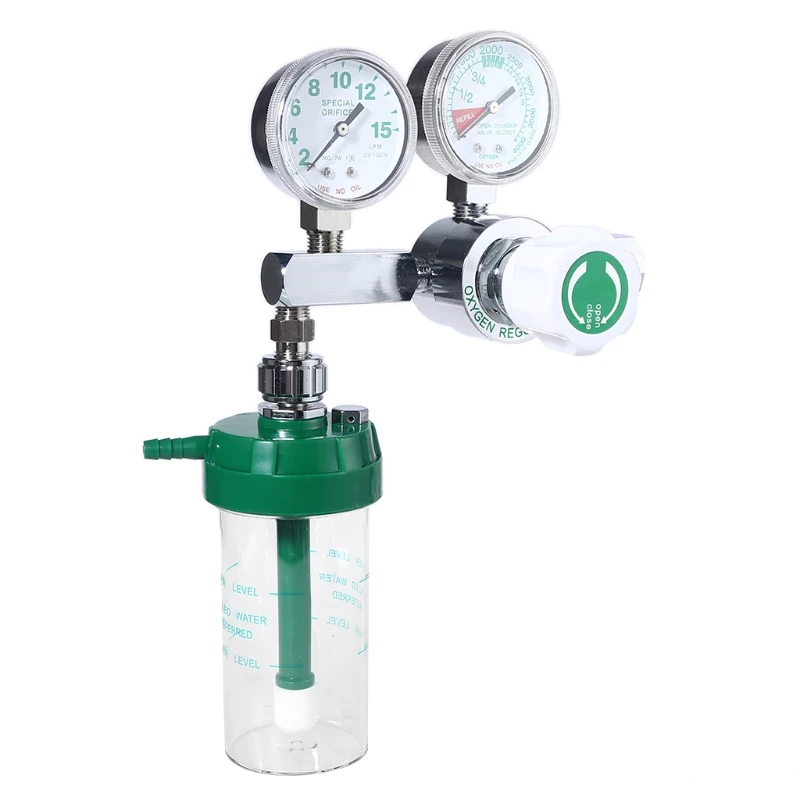 L9BE Oxygen Regulator CGA540 with Flowmeter Gauge High Pressure Compatible Cylinder 4000psi | Инструменты