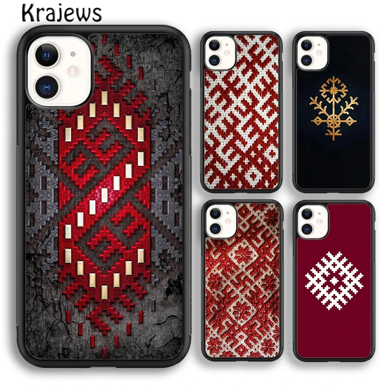 Роскошный латышский этнический чехол krajew Sun Tree для телефона iPhone 5 SE 6s 7 8 plus X XR XS 11 12