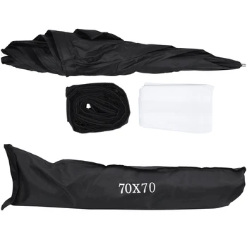 

70x70cm Portable Photo Studio Softbox Umbrella Diffuser Reflector for Speedlight Flash Umbrella Softbox Diffuser Reflecto