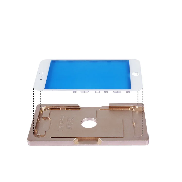 Алюминиевая форма для ламинатора iPhone 5/6/6S/7/8/8plus/X металлическая только переднего