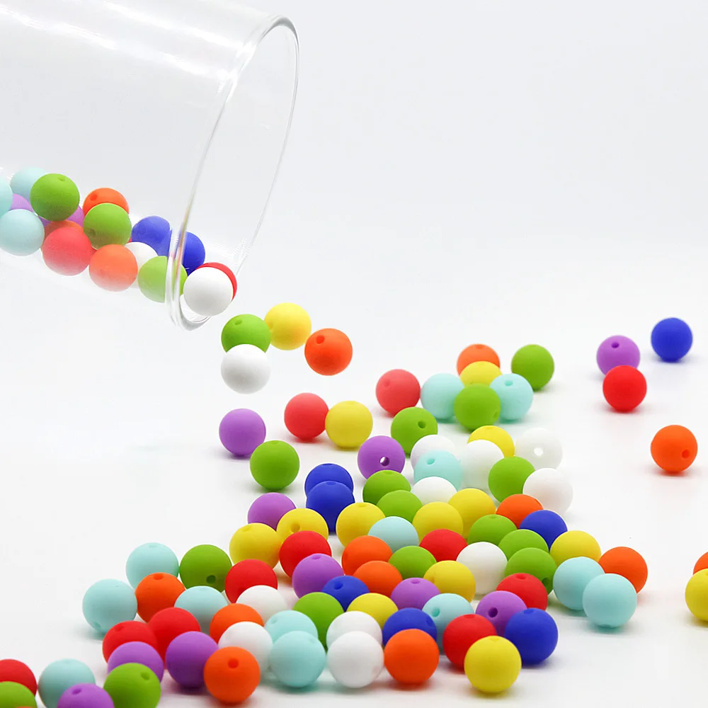Cute-Idea 10pcs Baby Silicone Round Beads 9/12/15mm Food Grade Chewable Pearl Beads DIY Teething Pacifier Chain Toys Baby Goods Cute-Idea 10pcs Baby Silicone Round Beads 9/12/15mm Food Grade Chewable Pearl Beads DIY Teething Pacifier Chain Toys Baby Goods