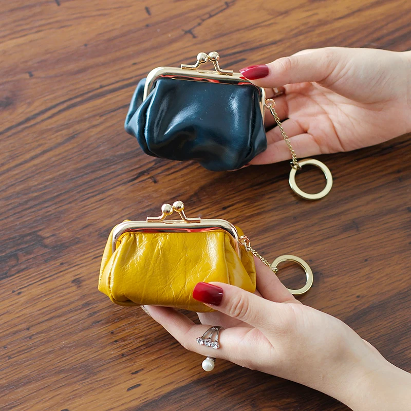 Mini Women's Wallet Simple Coin Purse Stylish Small Genuine Leather Wallet Elegant Portable Zipper Wallet Women Wallets Mini Women's Wallet Simple Coin Purse Stylish Small Genuine Leather Wallet Elegant Portable Zipper Wallet Women Wallets
