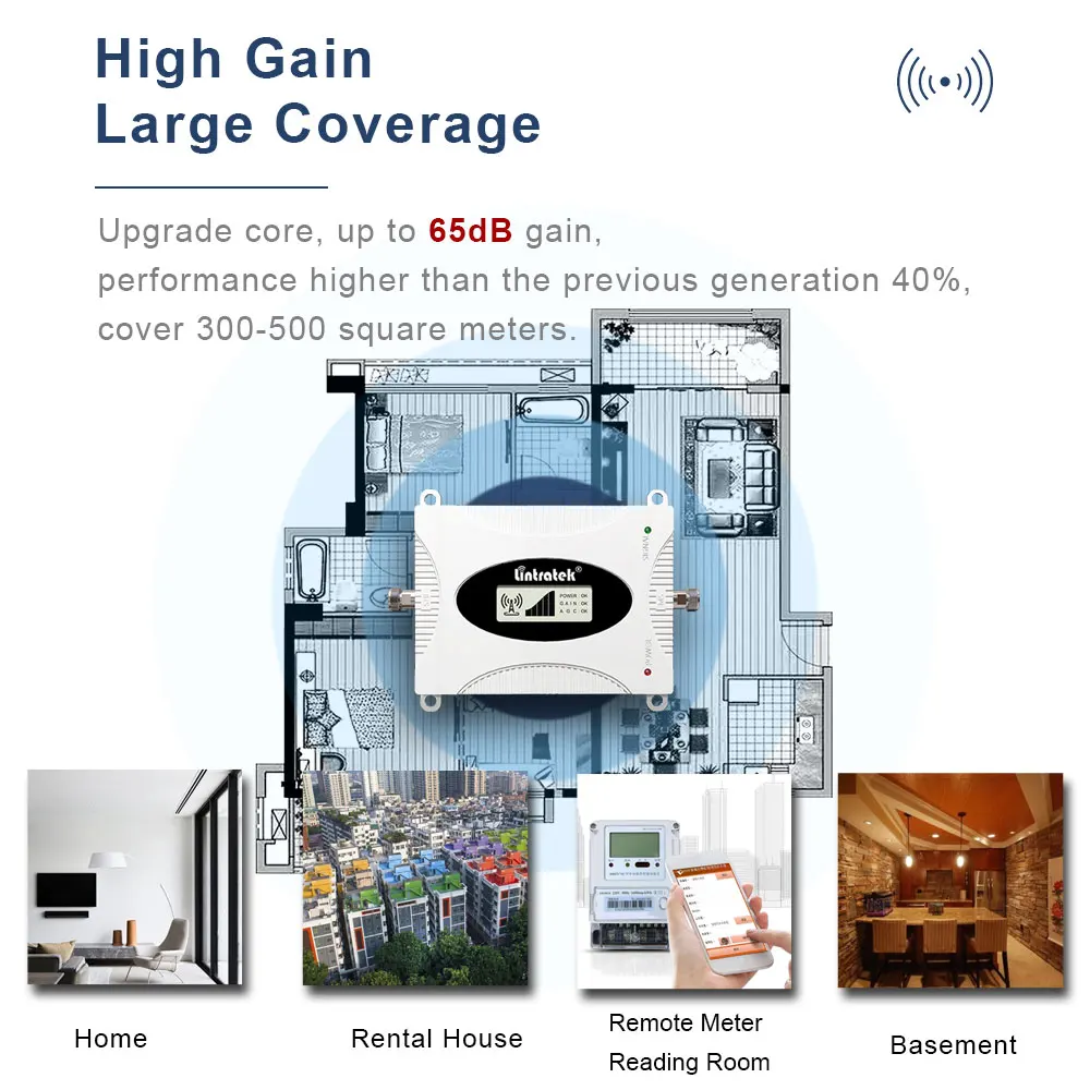 Lintratek B28 LTE 4G 신호 부스터 700 셀룰러 증폭기 모바일 휴대 전화 4G 밴드 28 리피터 인터넷 700MHz AGC 핸드폰