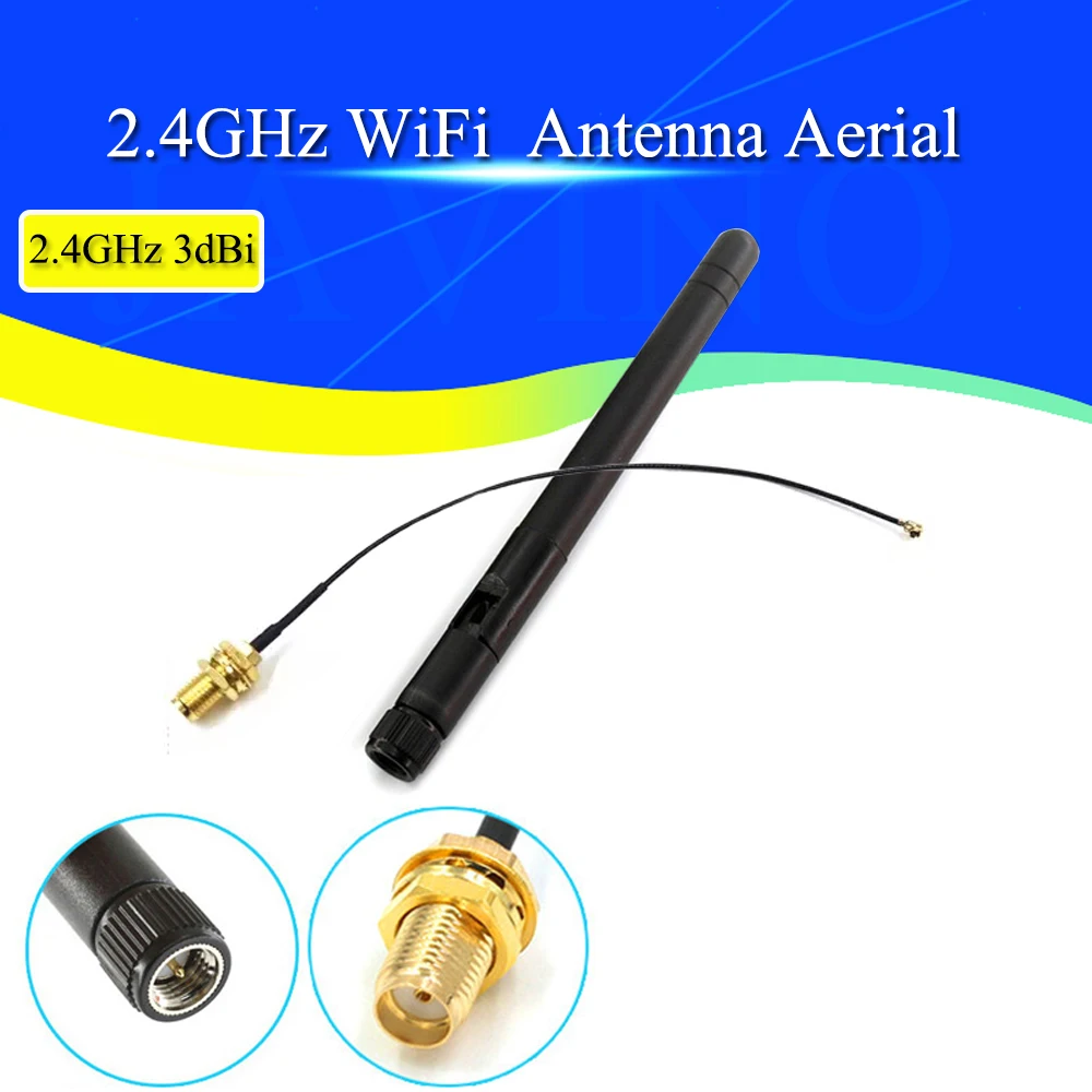 2 4 ГГц 3dBi Wi-Fi 4g антенна RP-SMA мужской беспроводной маршрутизатор + 15 см PCI U.FL IPX для