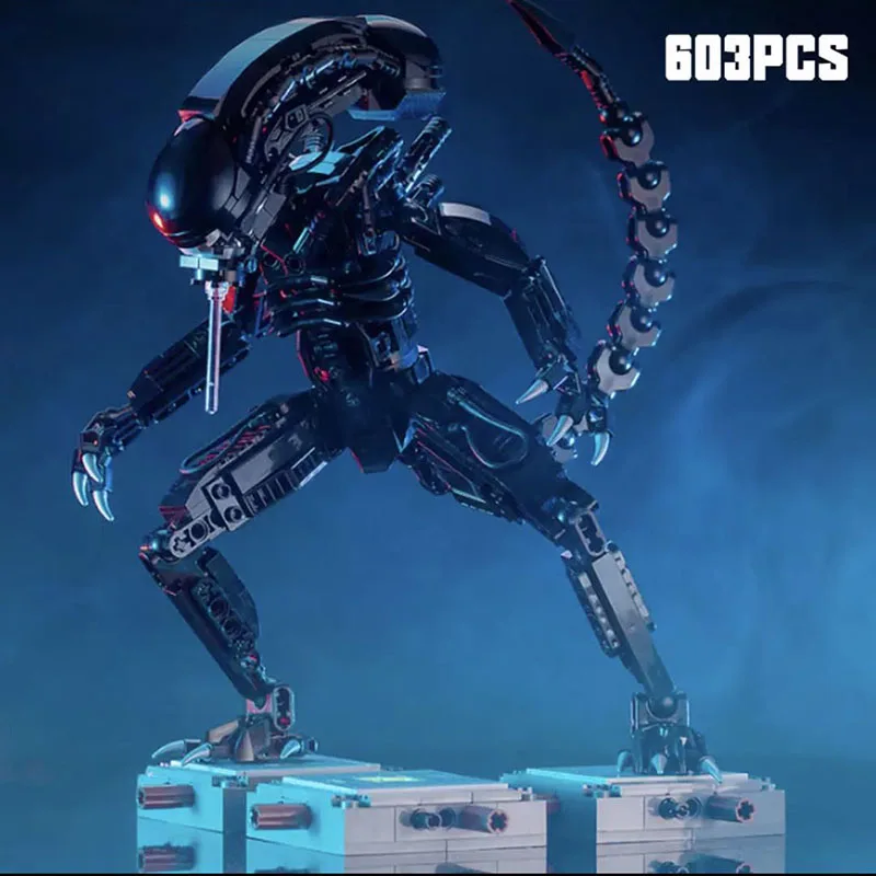 

J83040 Science Fiction Movie Series Aliens Vs Predator Mech Model Building Blocks Compatible Lepining starwars Toy Children Gift