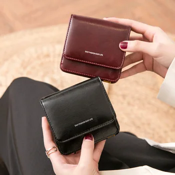 

Wallet Women's Short Style Student Korean-Style 2020 New Two-Layer Banknote Folding Wallet Coin Purse