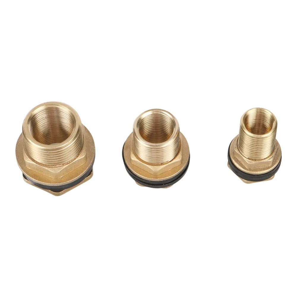 Gardening Tools 1/2 3/4 1 Male Thread To 3/8 1/2 3/4 Female Thread Brass Water Tank Water Tower Pipe Drain Adapters 1 pc