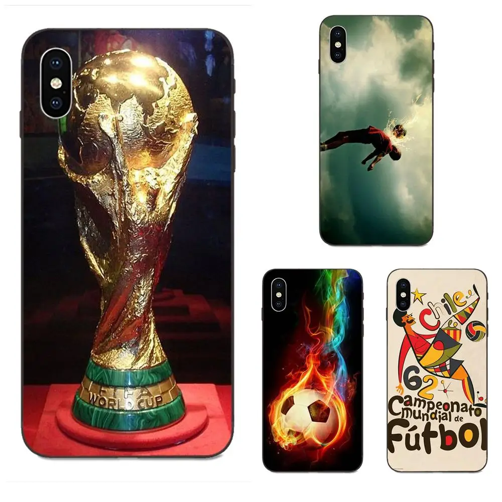 Для Apple iPhone X XS Max XR 4 4S 5 5S SE 6 6S 7 8 Plus мягкие горячие продажи Пламенный Футбол