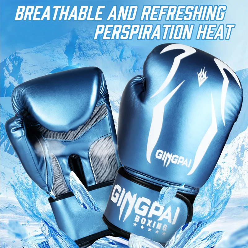 

Boxing Gloves kick Boxing Gloves PU Leather Half Mitts Mitten Muay Thai karate taekwondo Training Boxing Sanda Gloves