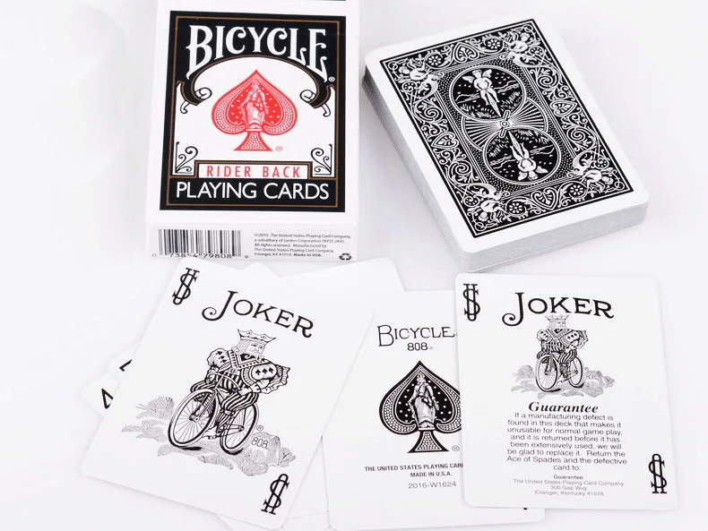 Велосипед классический черный палуба всадник обратно игральные карты стандартный индекс покер волшебные карты игры фокусы реквизит