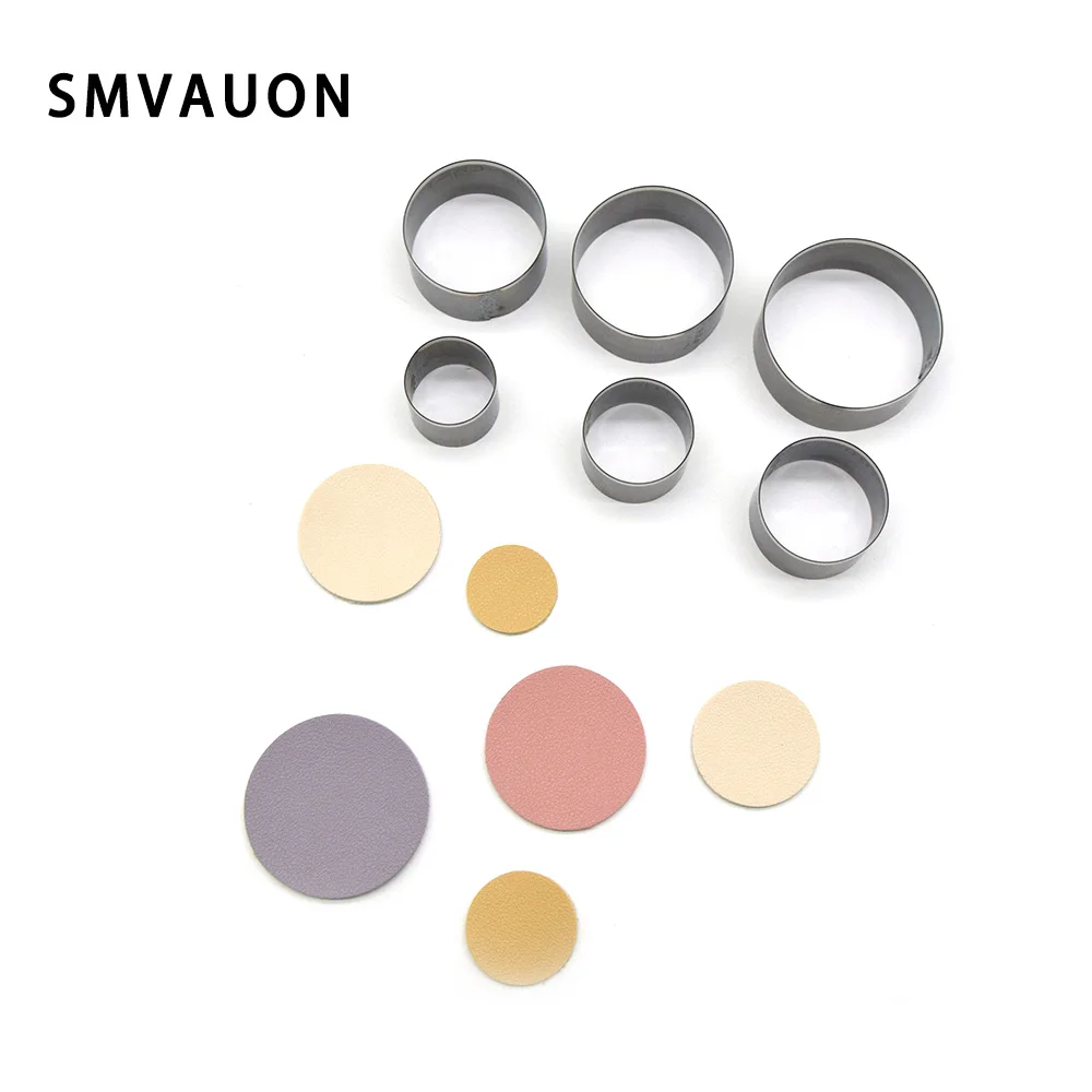SMVAUON круглая форма лезвия резак DIY кожа ремесленный круглый маленький