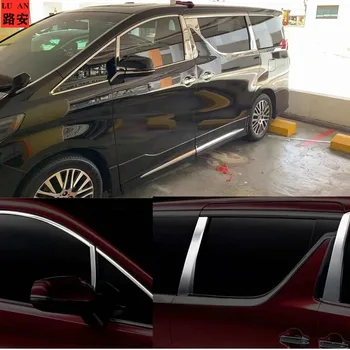 

Applicable to 15-20 alphard Vellfire 30 series window trim center pillar trim alpha stainless steel window trim