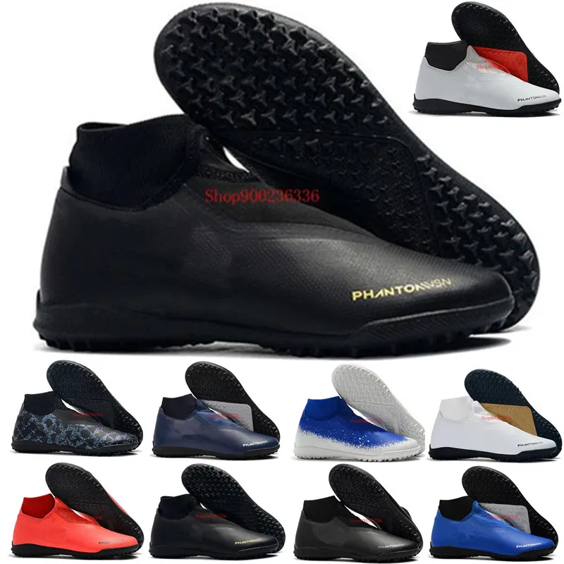 

2020 New Mens High Ankle Football Boots EA Sports Phantom Vison Academy DF IC TF Soccer Shoes Superfly Indoor Turf Soccer Cleats