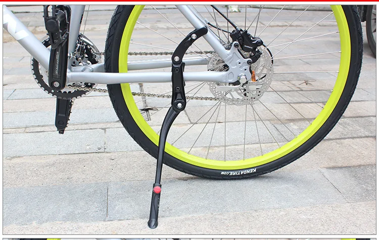 Алюминиевый велосипед остается горный велосипед поддержка велосипед kickstand стояночный стеллаж аксессуары регулируемая стойка