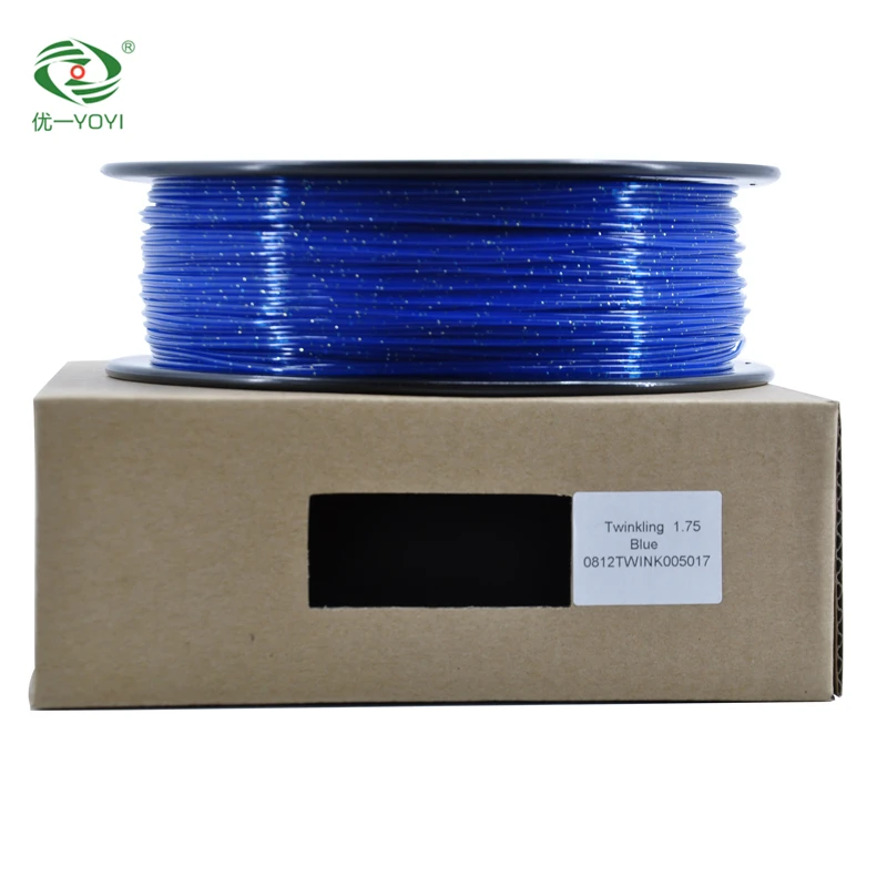 1,75 мм Диаметр Синий twinking PLA 3d нить 1 кг/рулон
