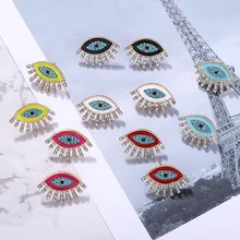 Корейские блестящие стразы Коми, серьги с кристаллами, простые маленькие серьги-гвоздики для женщин и девушек, блестящие украшения E0220