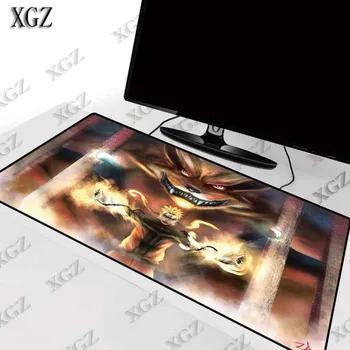 

XGZ Anime Naruto Speed Locking Edge Large Natural Rubber Mouse Pad Waterproof Game Desk Mousepad Keyboard Mat For CSGO Dota LOL