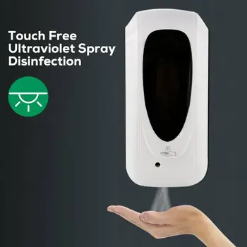 

Hot Sale Automatic Liquid Soap Dispenser Touchless Hand Disinfection Machine Wall-mounted Sensor Spray Hand Sanitizer 1000ML