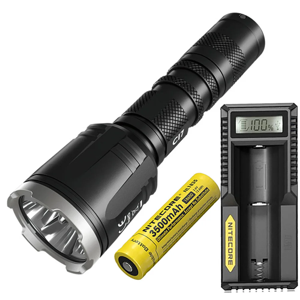 Тактический ИК-светильник NITECORE CI7 с двойным выходом 4* XP-G3 S3 4* SST-10-IR, Макс. 2500 люмен, охотничий фонарь, уличный спортивный светильник - Испускаемый цвет: CI7 NL1835 UM10