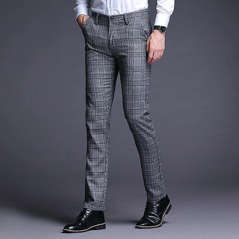 business casual striped pants