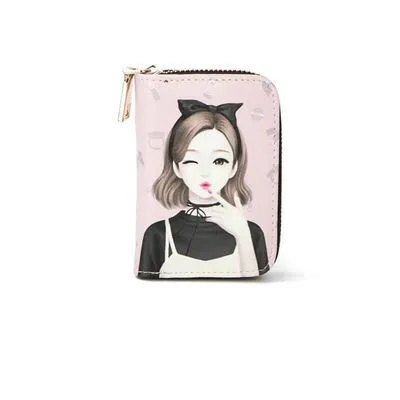 Cartoon pattern children's wallet card bag coin purse Card Holder Passport Cover Credit Card Holder Wallet Card Tarjetero Rfid duan fa nu hai