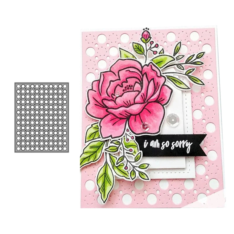 

CH StitchedCircles Metal Cutting Dies Embossing Scrapbooking Stencil Craft Cut Dies For DIY Card Crafts Handmade