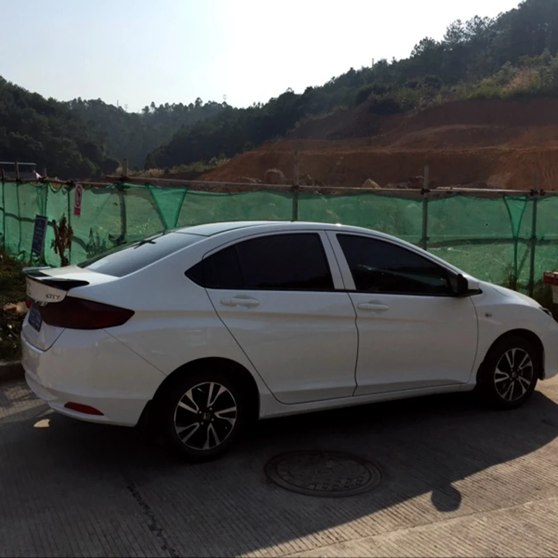 Для Honda City задний спойлер высокого качества ABS Материал грунтовка цвет украшение в виде хвостового крыла спойлер багажника для Honda City