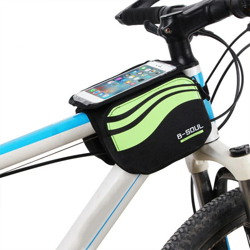 Discount Bicycle Mountain Bike Upper Tube Bag Saddle Bag Touch Screen Mobile Phone Bag Waterproof 16 * 4 * 11.5cm 3 Discount Bicycle Mountain Bike Upper Tube Bag Saddle Bag Touch Screen Mobile Phone Bag Waterproof 16 * 4 * 11.5cm 3