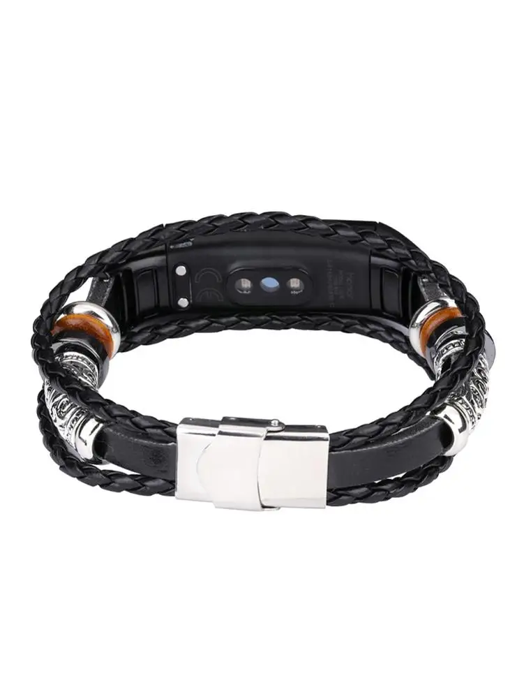 Замена браслета в ретро стиле с металлической пряжкой для huawei Honor Band 4/5 Водонепроницаемый Смарт Браслет фитнес-трекер аксессуары