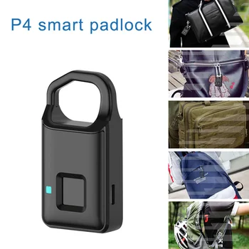 

Hot Sale Smart Electronic Padlock Fingerprint Password Lock Travel Suitcase Home