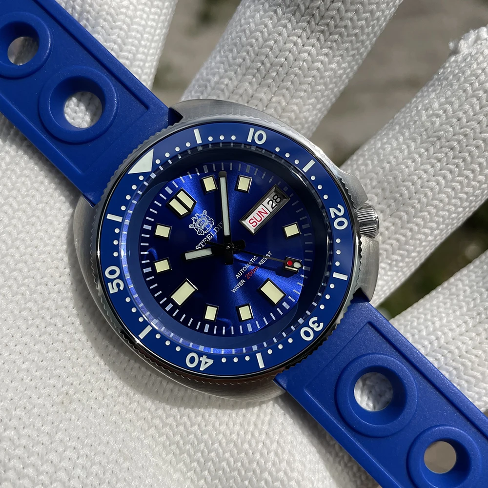 11.11 Sale ! STEELDIVE 2021 New Arrival 44mm Captain Willard Watch Dive Watches Sapphire Watch Men Automatic Wristwatch Date