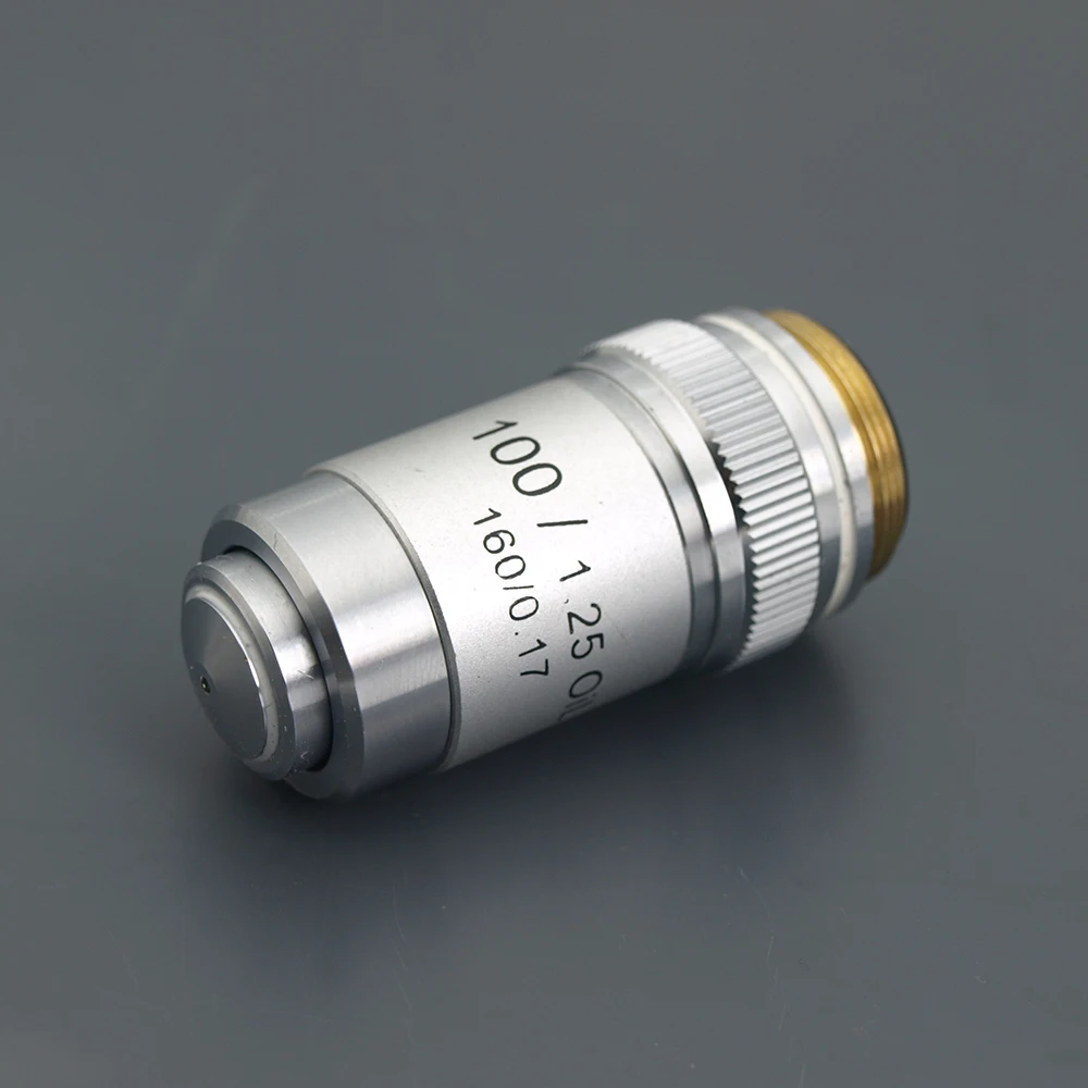 Microscope Objective Lens Achromatic Objective Laboratory Biological Microscope parts 4X 10X 20X 40X 60X 100X optical instruments zoom lens