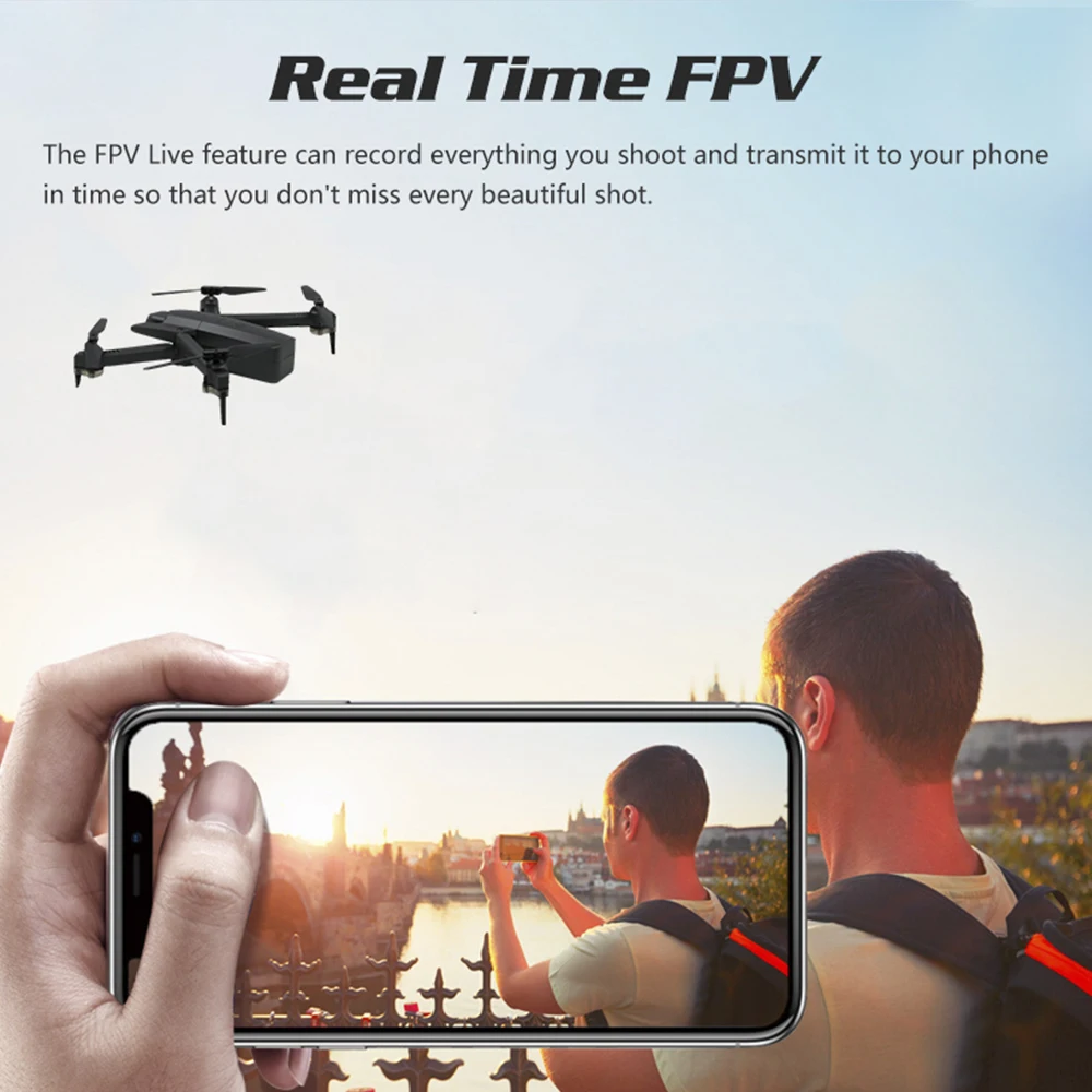 Новейший Радиоуправляемый Дрон GW106 с камерой Wi-Fi FPV контроль высоты приложение складной Квадрокоптер Дрон игрушки подарок для начинающих взрослых детей