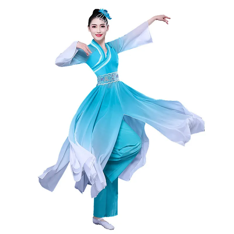 Для женщин косплей костюм феи Hanfu одежда Китайский традиционный Древний платье Танцы этап ткань Классический народный Танцевальный костюм