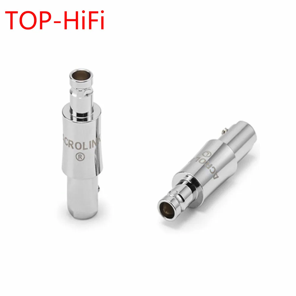 

TOP-HiFi one pair Gold plated Plugs for DIY HD800 HD800S HD820 Headphone Jack Plug Headphone Cable