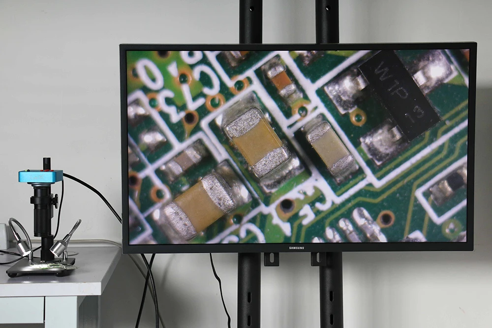 microscópio de vídeo câmera saída simultânea lupa