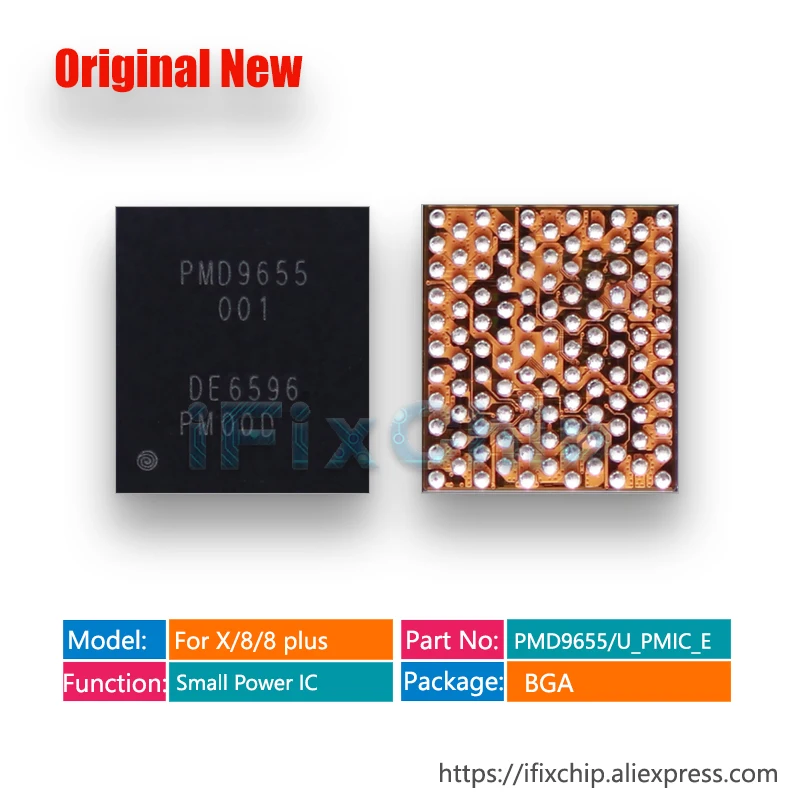 10 шт./лот 100% новый PMD9655 для iphone x/8/8 plus/8 plus U_PMIC_E RF малый источник питания PMIC IC Chip|ic