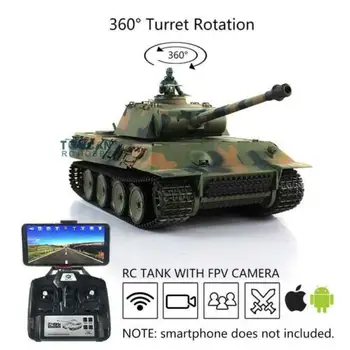 

1/16 Henglong 6.0 Plastic Panther FPV RC Tank 3819 W/ 360 Turret Steel Gearbox TH16107