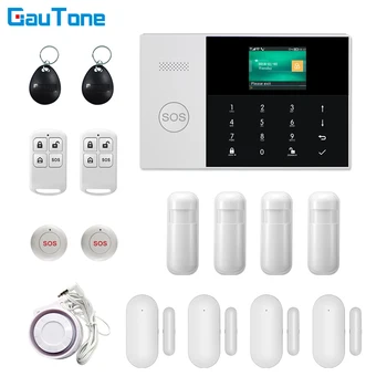 

GauTone WIFI+GSM GPRS APP Remote Control Home/Office/Factory Wireless Burglar Security Alarm System For Android and iOS
