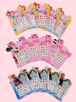 

Girls Disney Frozen 2 Elsa Anna Snow White Princess Makeup Toys Nail Stickers Sofia Princess Mickey Minnie Sticker For Kids Gift
