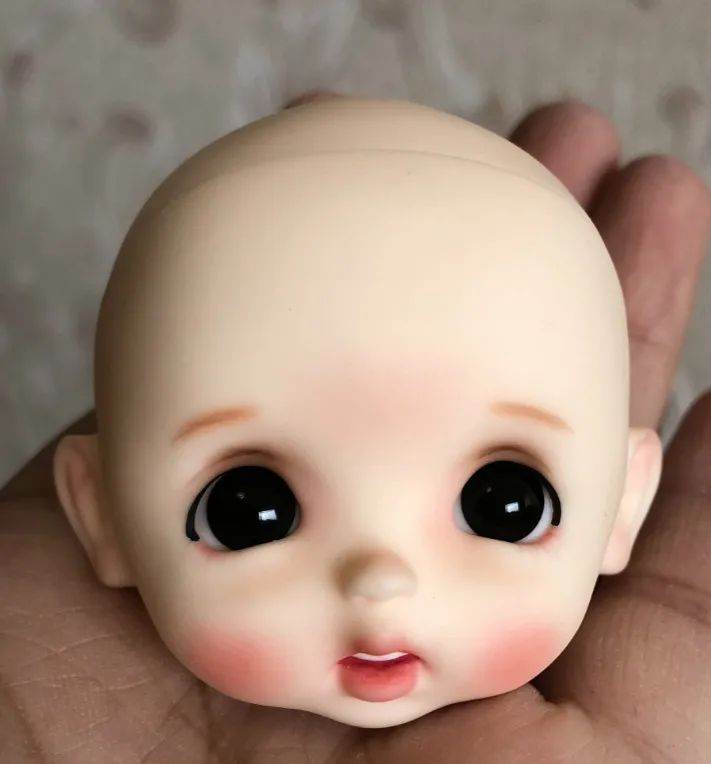 Предпродажа, декабрские куклы Sto, яйцо, манекен, Кастомизация, 1/8, BJD, куклы, куклы Ob DIY, Ob 11, голова куклы - Цвет: head make up 1