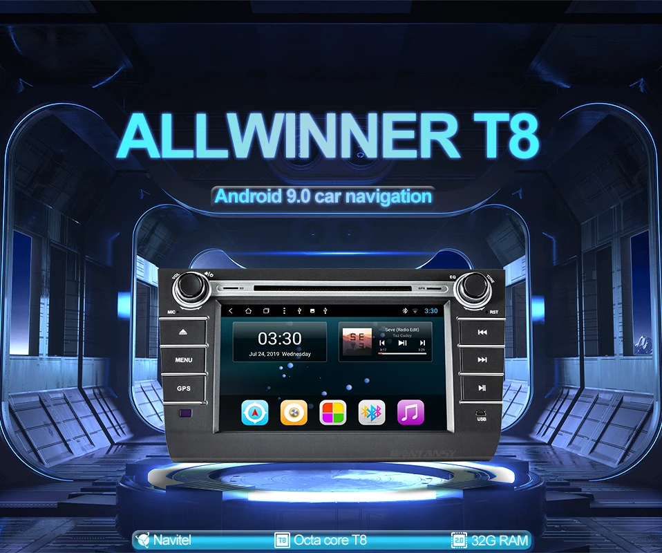 Clearance Wontansy  android 9.0 car dvd for Suzuki Swift 2004 2005 2006 2007 2008 2009 2010 dvd player navigation 0