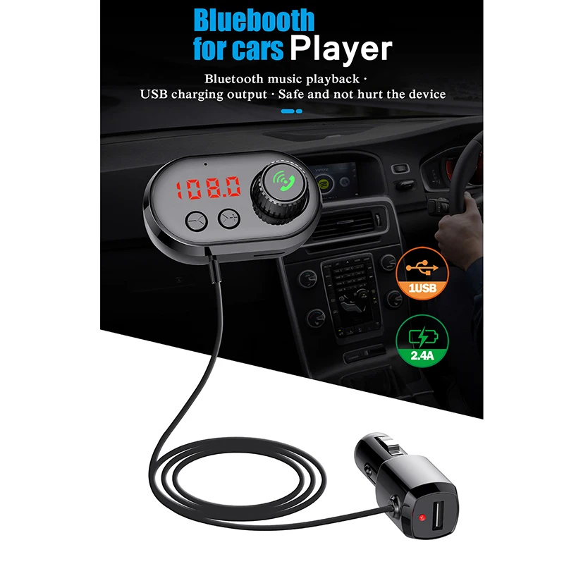 Автомобильный Bluetooth комплект fm-передатчик MP3-плеер Радио адаптер супер быстрое USB зарядное устройство