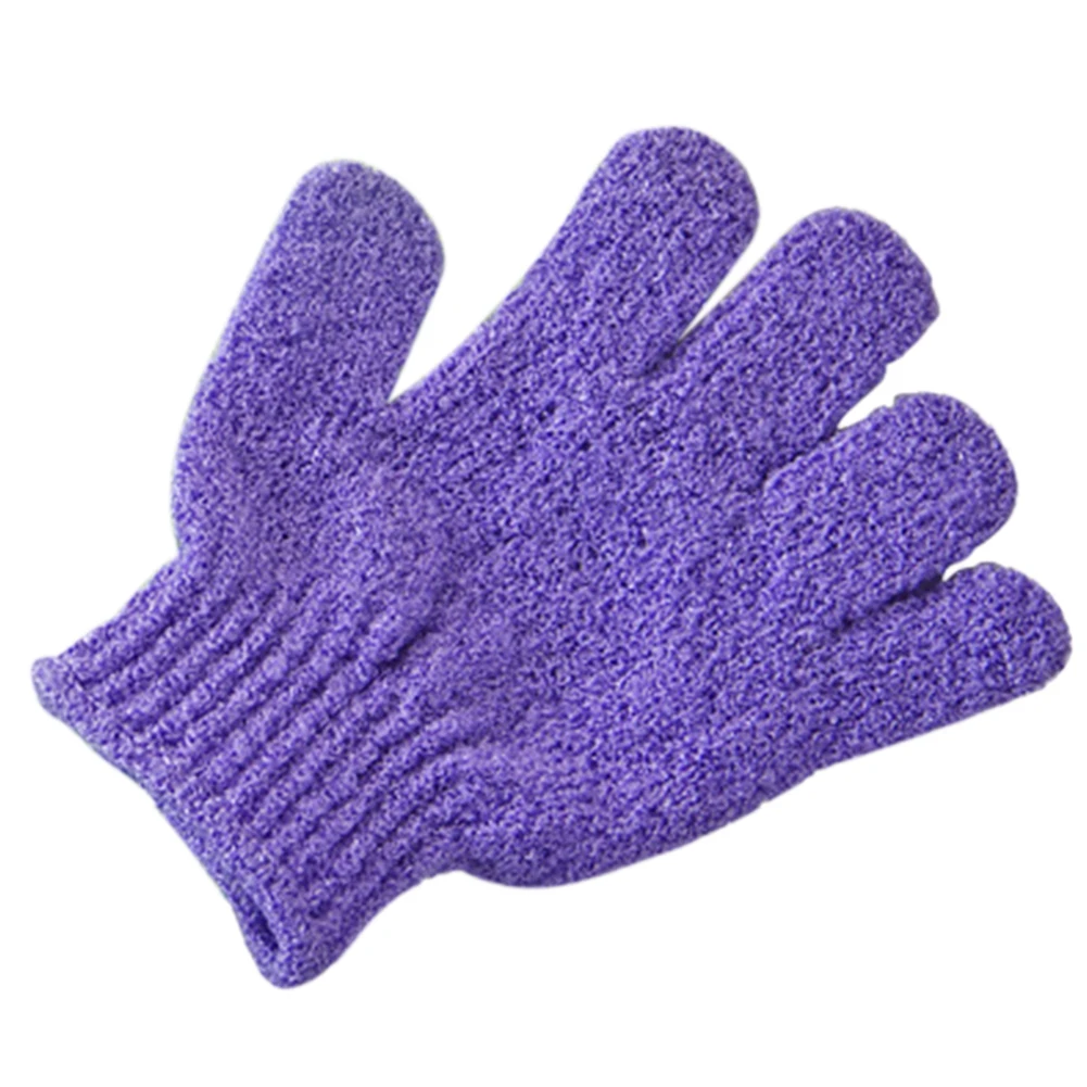 

Scrubber Body Wash Nylon Five Finger Spa Soft Cleaning Bath Gloves Exfoliating Adult Bubble Massage Towel Random Color